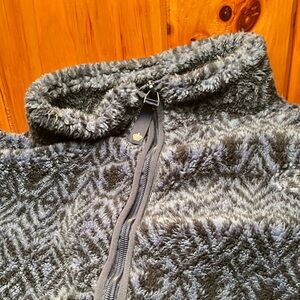 Born Men's Charcoal Zip-Up Sweater